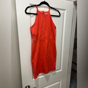 Orange Monteau Los Angeles Dress